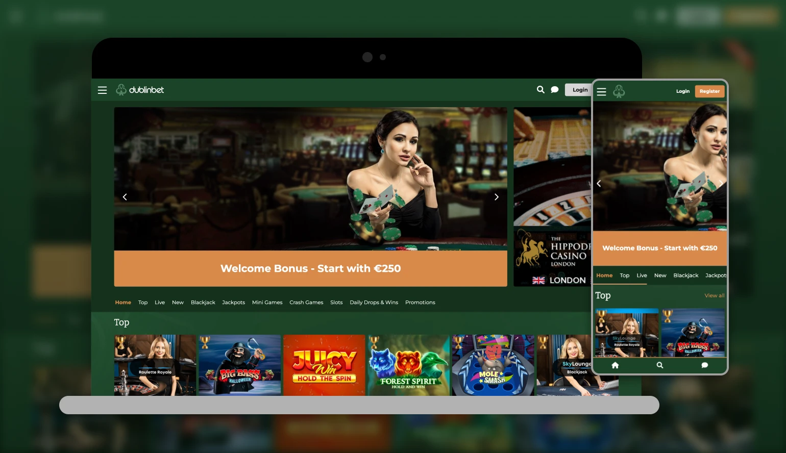DublinBet Casino App Screenshot